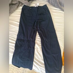 PACSUN (brandy melville) Navy blue cargo pants. Brand New with tag